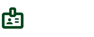 Graphic of a badge with a person icon